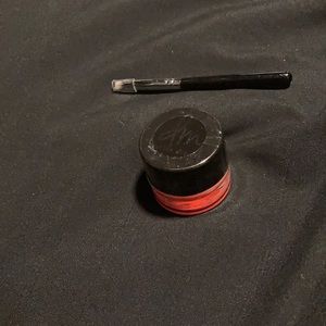 Colorful doll skill Halloween eyeliner orange